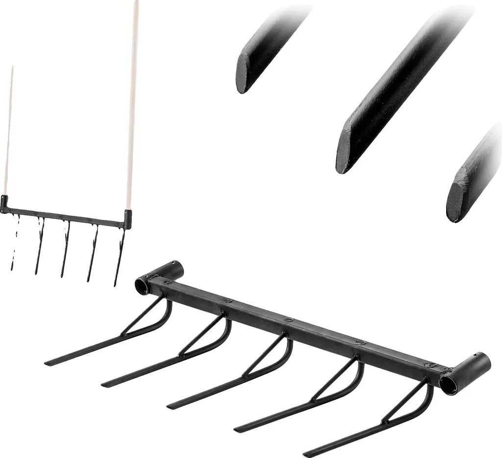 Carotteur de pelouse manuel robuste en acier avec tête large de 63 cm