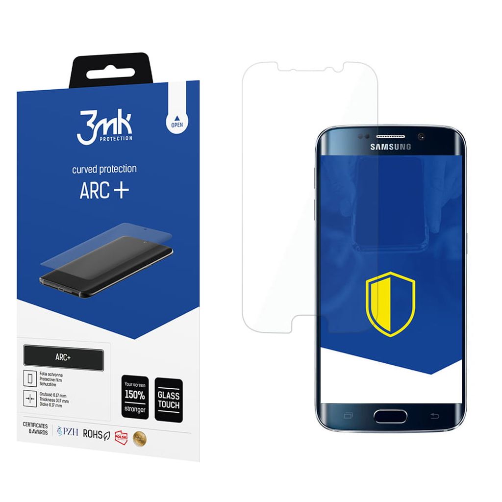 3mk Display Schutzfolie ARC+ für Samsung Galaxy S6 Edge Produktbild 