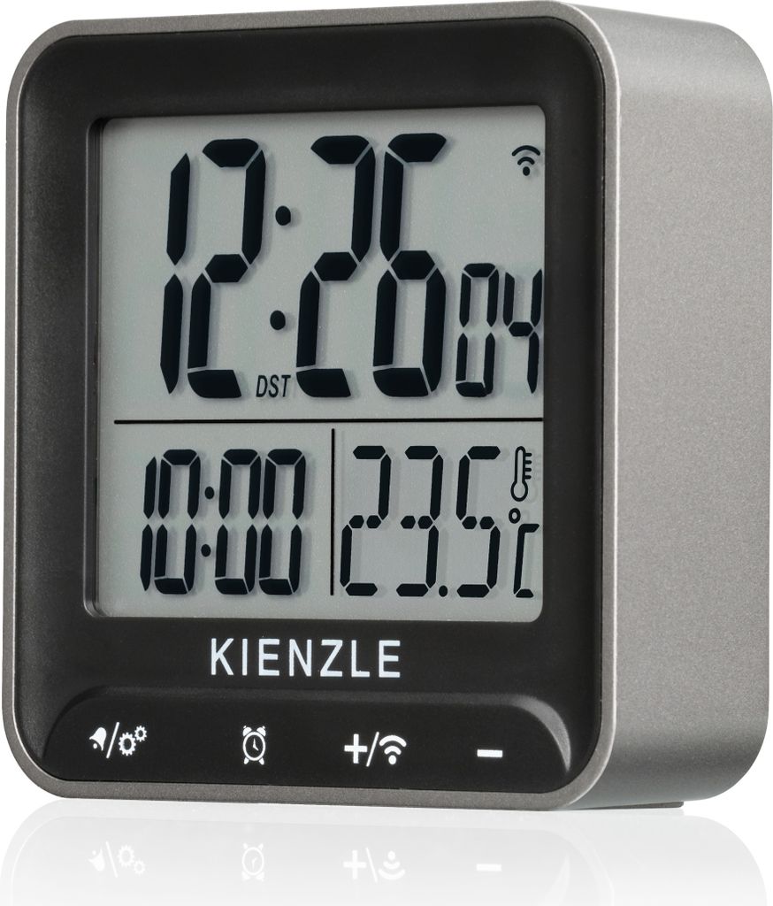 KIENZLE Digitaler Funkwecker Quadratisch