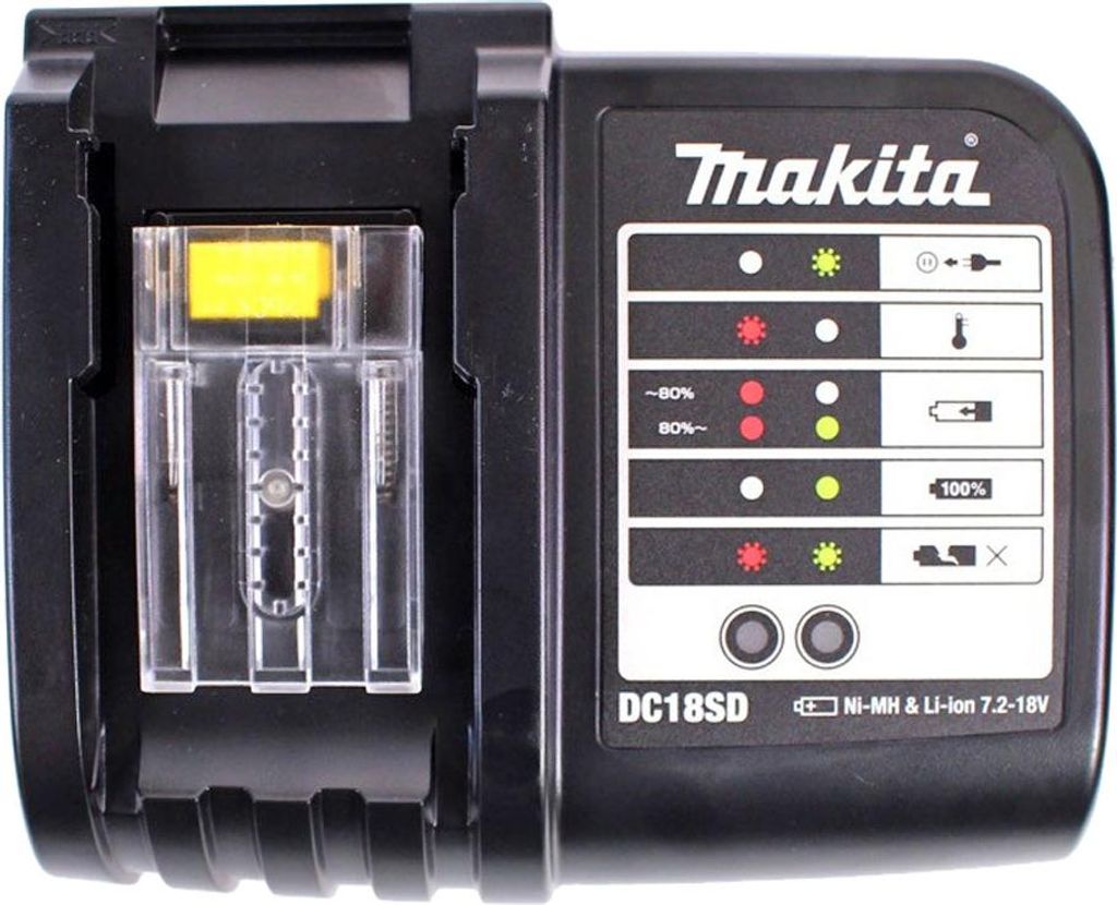 Makita® Zubehör Schnellladegerät LXT 14,4 V /18 V - DC18RC Produktbild 