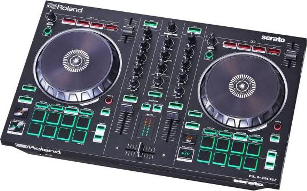 Roland DJ-202 2-Kanal 4-Deck USB-DJ-Controller