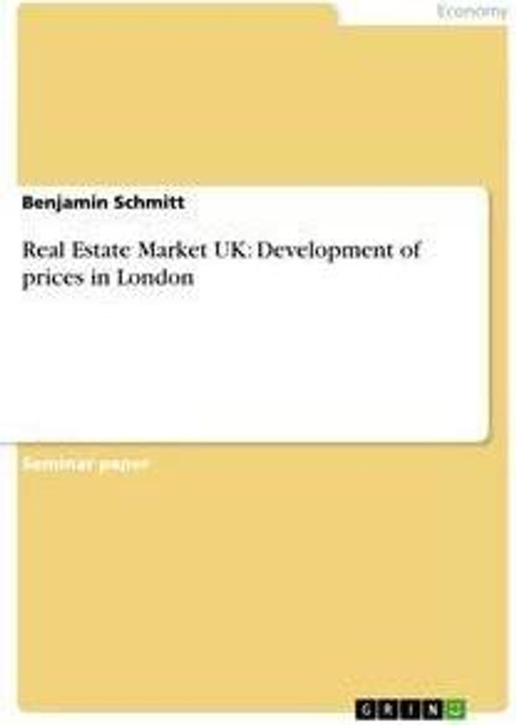 Real Estate Market UK: Development of prices in London
