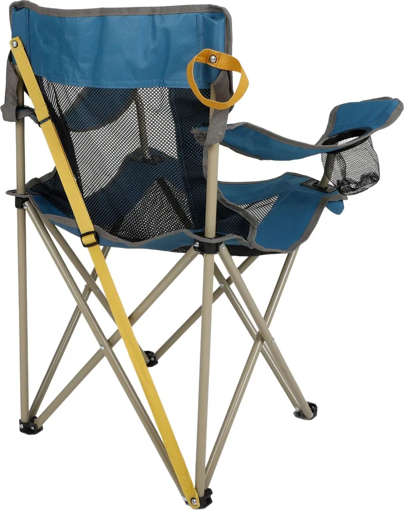 Chaise pliante Isla Regatta compacte et robuste en acier - Bleu Royal - 2