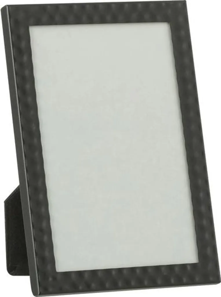 Cadre Photo Métal Noir 13x18 cm J-Line : Solution Déco Chic et Durable