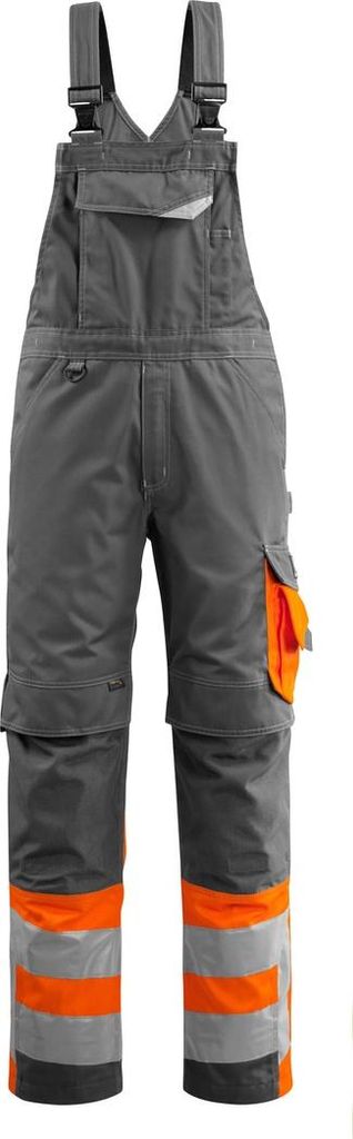 Mascot-15669-860 Sunderland Latzhose Safe Supreme Gr. 76C50 dunkelanthrazit/hi-vis orange
