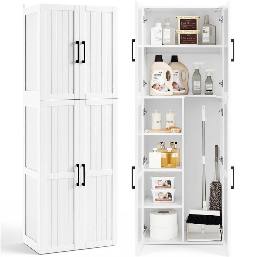 Yaheetech 175,5 cm H Mehrzweckschrank 37,5 cm tiefer Produktbild 