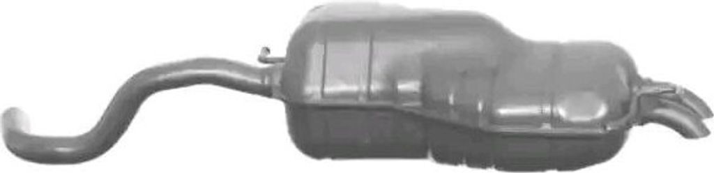 VEGAZ VS-296IMA Endschalldämpfer für VW Golf IV Schrägheck (1J1) Auspuff