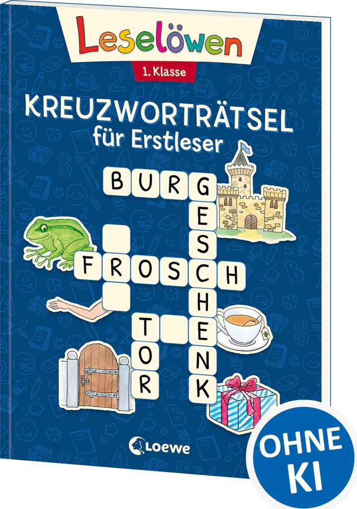 Leselöwen Kreuzworträtsel für Erstleser - 1. Klasse Produktbild 