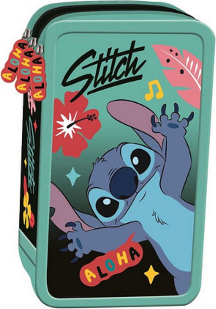 St. Majewski trousse à crayons triplement équipée Stitch Image du produit 