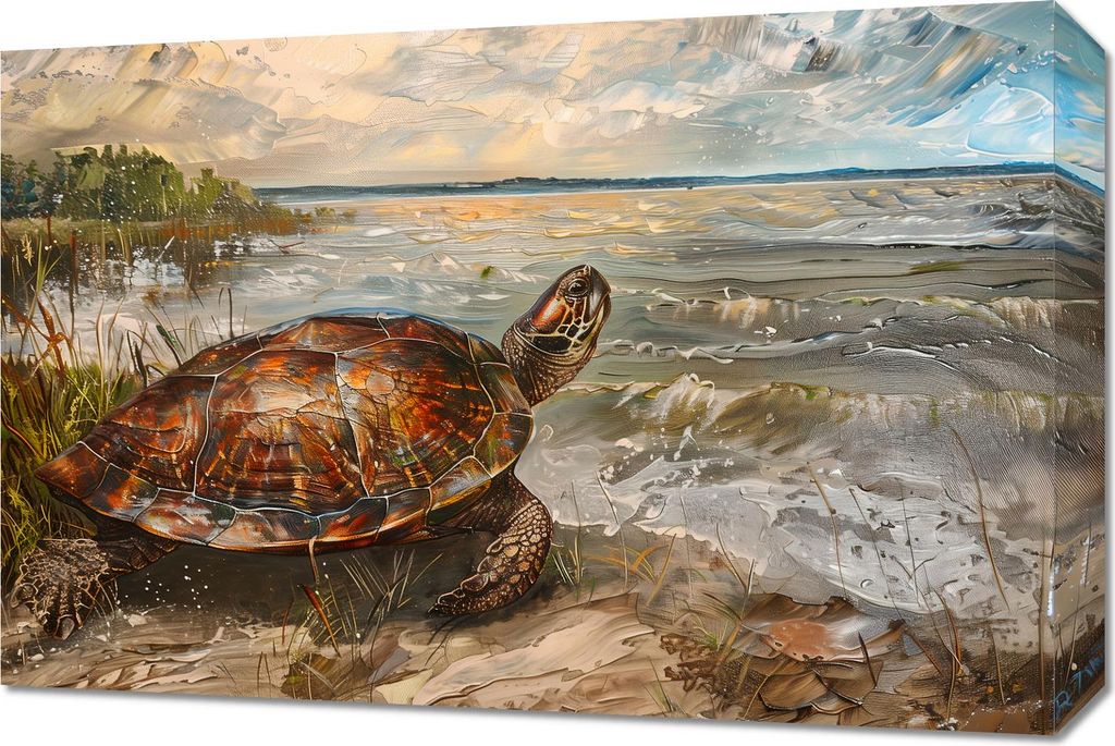 Bild 60x40cm Meeresschildkröte