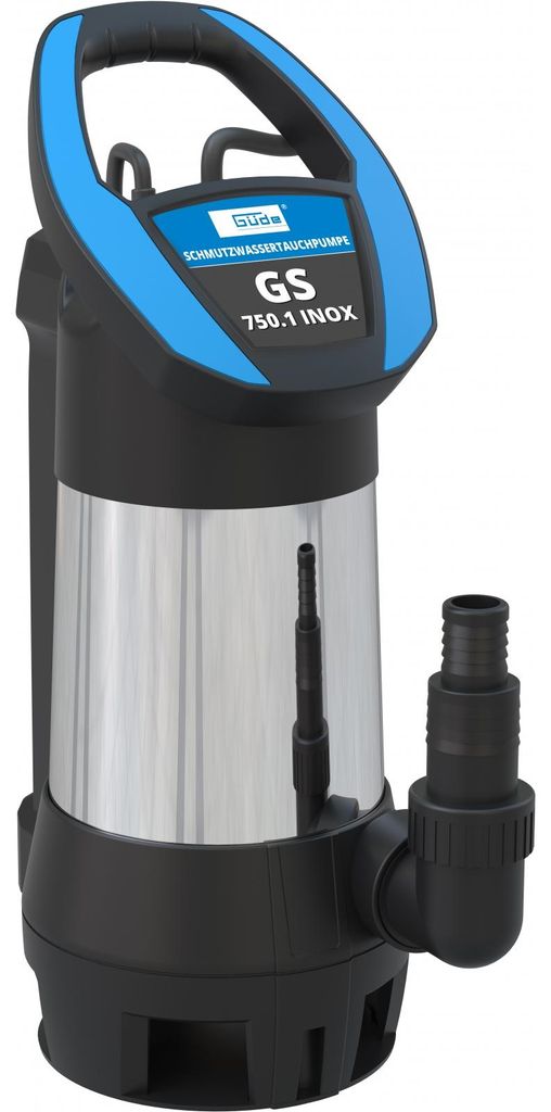 Güde Schmutzwassertauchpumpe GS 750.1 INOX Wasserpumpe Pumpe Tauchpumpe Gartenpumpe Teichpumpe Schmutz Wasser Pumpe 352838  94679  333273  4015671429827 stabilo-fachmarkt.de