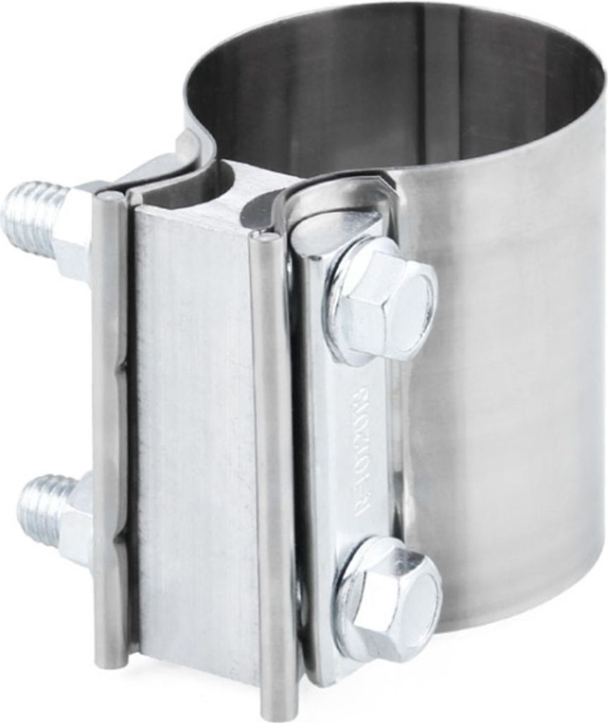 2,5 Zoll 63mm Auto Turbo Auspuffrohr Edelstahl Lap Joint Band Clamp