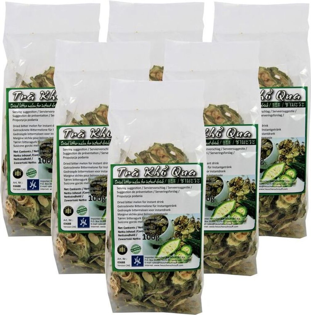 6er-Pack 100g Gohyah Tea / Bittermelone Tee / Bitter Melon Produktbild 