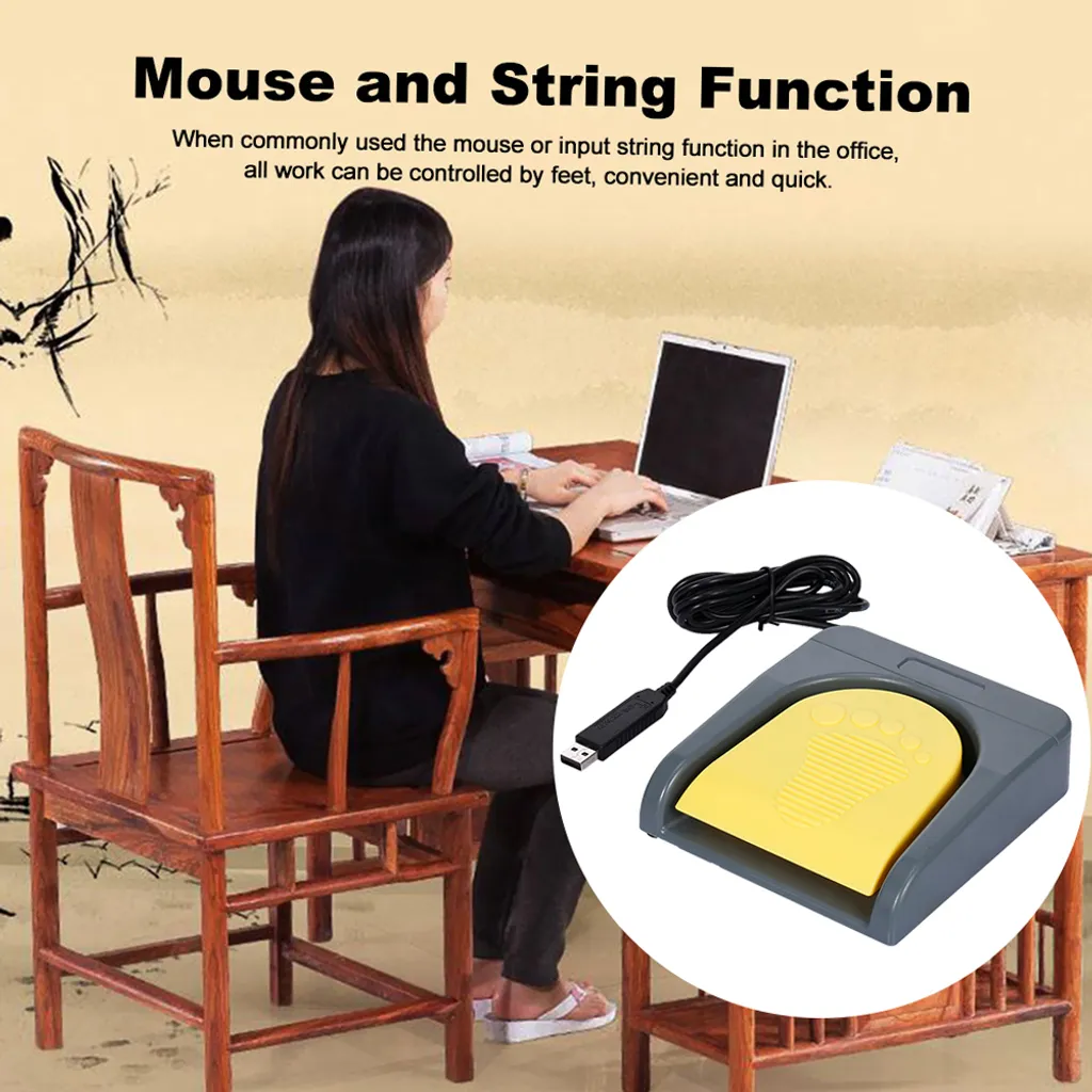 Pédale USB programmable PC Sensor avec commande par contacteur unique - 3