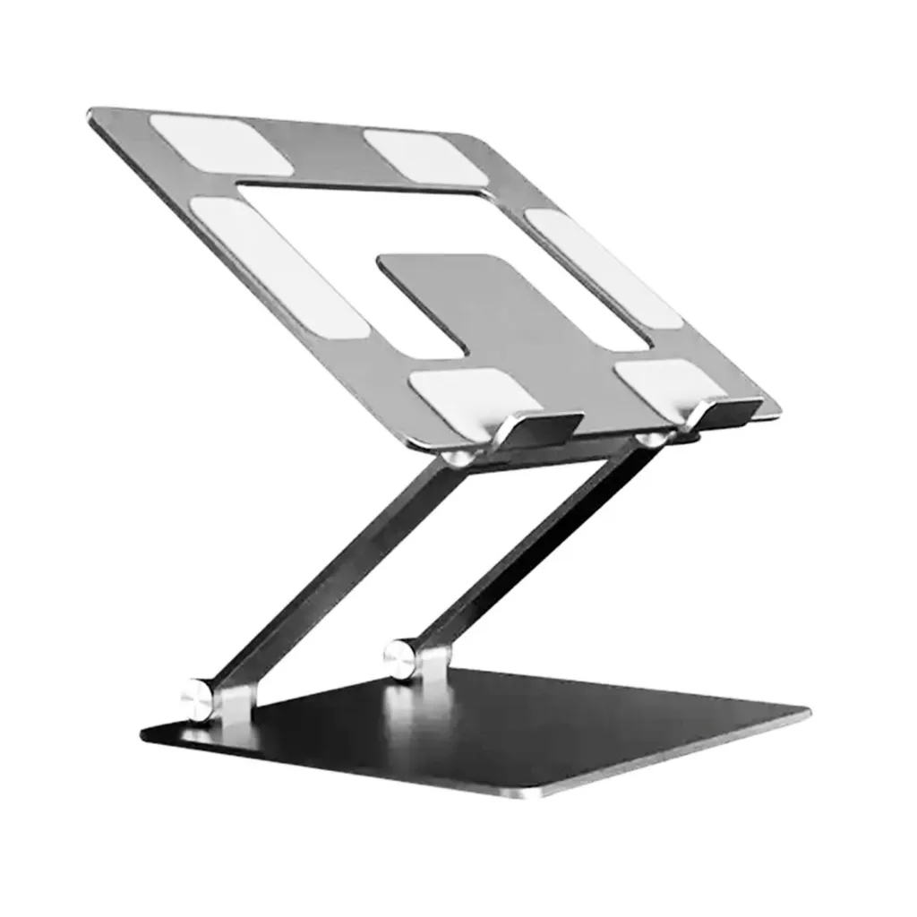 Support ventilé ordinateur portable noir en aluminium APT DA117A robuste