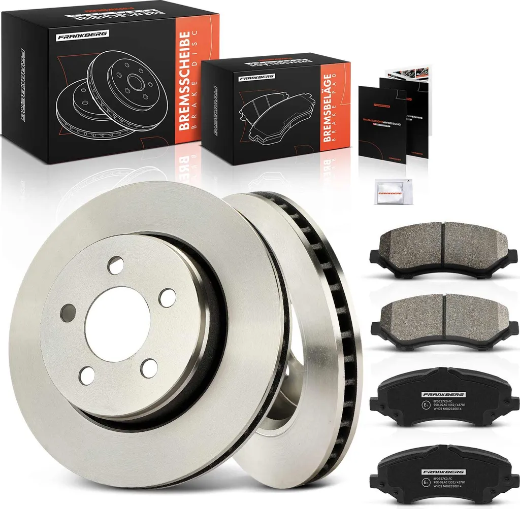 Freins Frankberg Haute Qualité 2 Disques 4 Plaquettes Dodge Nitro KA