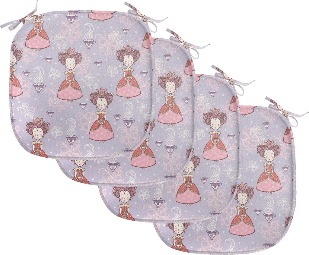 Cuscini Sedie Cucina 40x40 Impermeabili ABAKUHAUS Tee-Party Pack 4