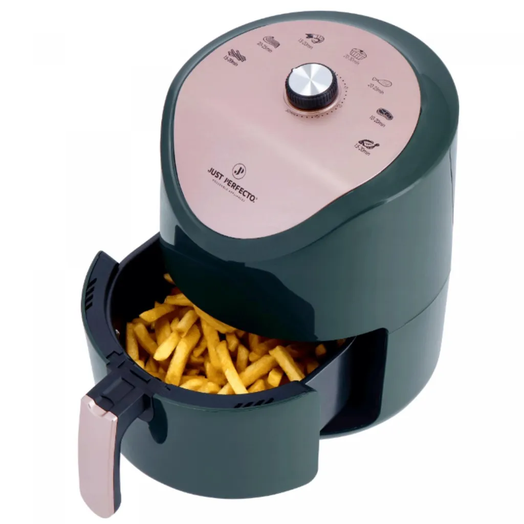 Just Perfecto JL-15: friggitrice ad aria calda da 1200W con controllo a quadrante - 3,5L