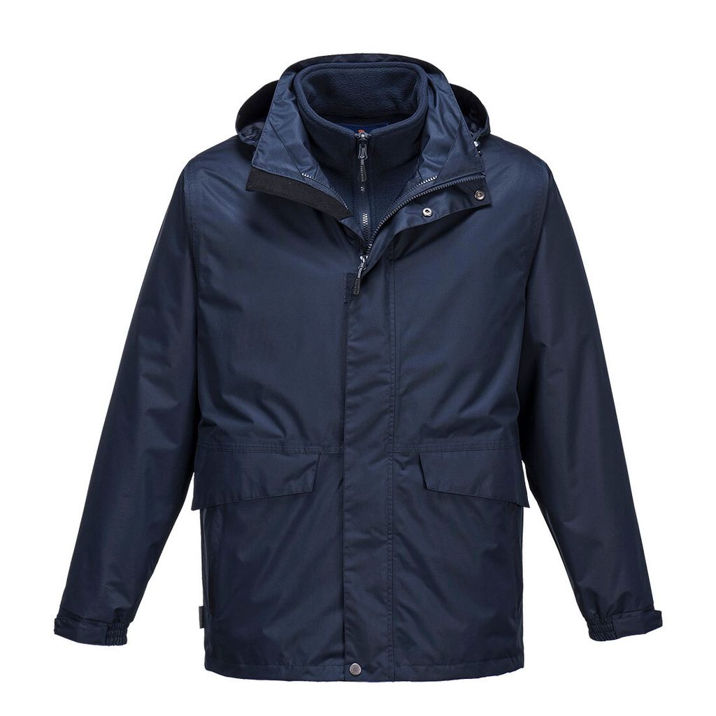 Portwest S507 Argo Atmungsaktive 3-in-1 Jacke Navy Gr. M