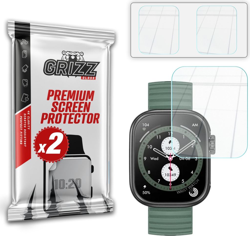 Hybriertes Glas GrizzGlass HybridGlass für MyPhone Watch Tool