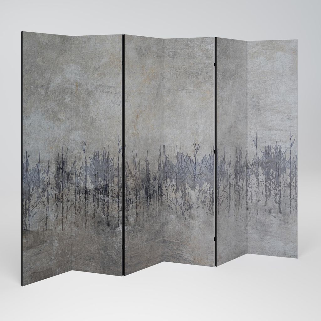 SpaceRebels Paravent Raumteiler - 6-teilig Raumtrenner, Druck 1-Seite - Raumtrenner - Trennwand Wohnung - Room Divider - Spanische Wand Deko Modern...