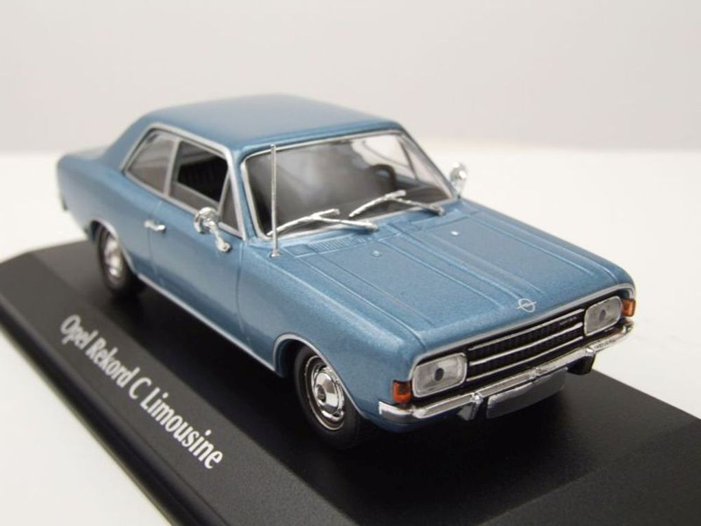 Maxichamps 940046100 Opel Rekord C Limousine blau metallic Produktbild 8