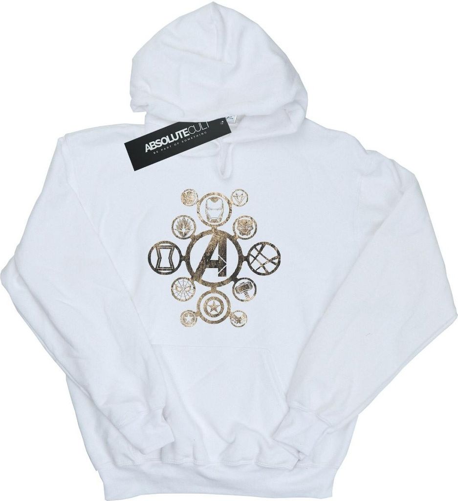 Marvel - "Avengers Infinity War" Kapuzenpullover für Jungen BI3059 (128) (Weiß)