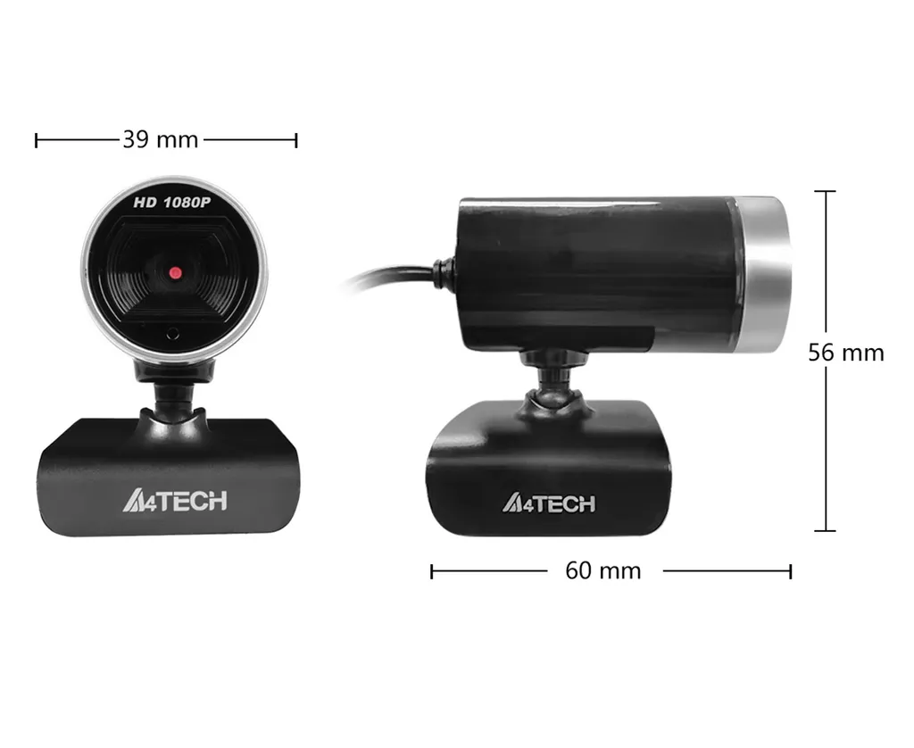 Caméra de visioconférence A4tech PK-910H USB grand angle argenté