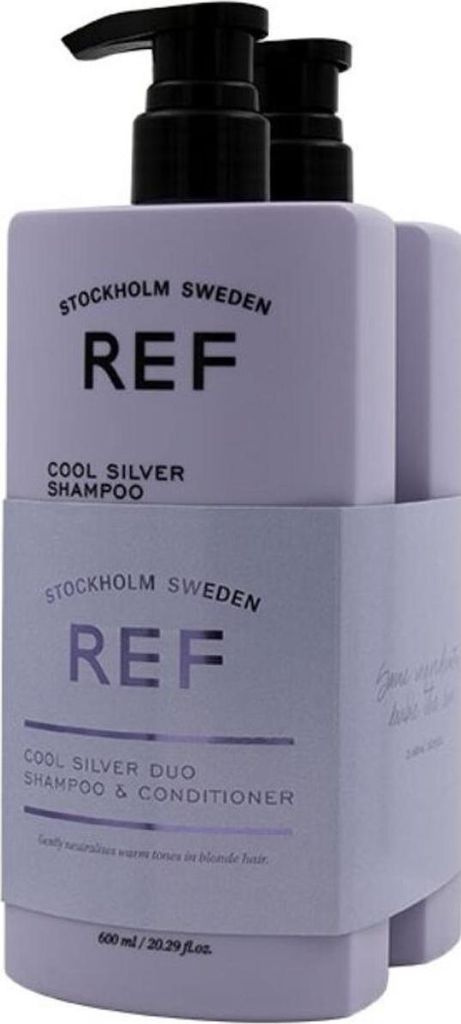 REF Cool silver duo shampoo + conditioner limited edition 2x600ml
