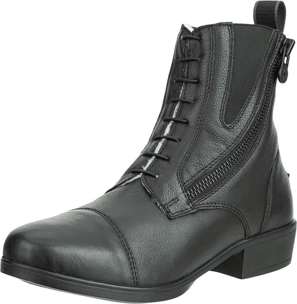Suedwind Advanced II SZ Soft Winter Damen Schnür und Zip Reitstiefelette, Farbe:black, Größe:38