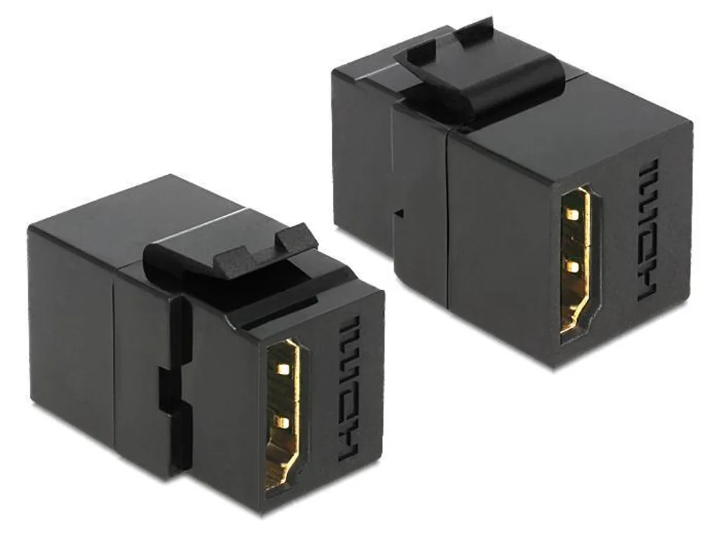 Réparez votre Prise HDMI Murale avec le Module Keystone Delock Noir