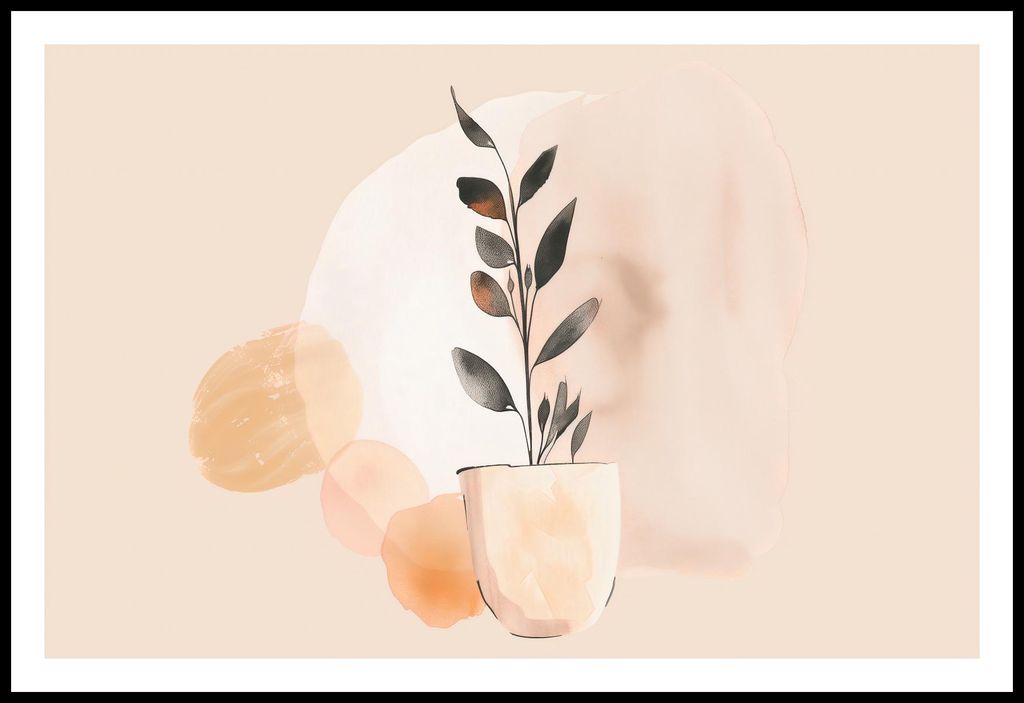 Plakat 86,4x56,8cm Topf Farbe
