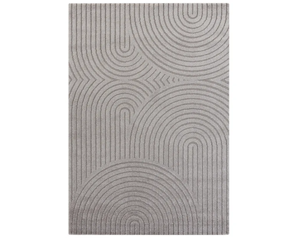 Tapis 160x230 cm Gris Moquette New York pour Décorer un Grand Séjour