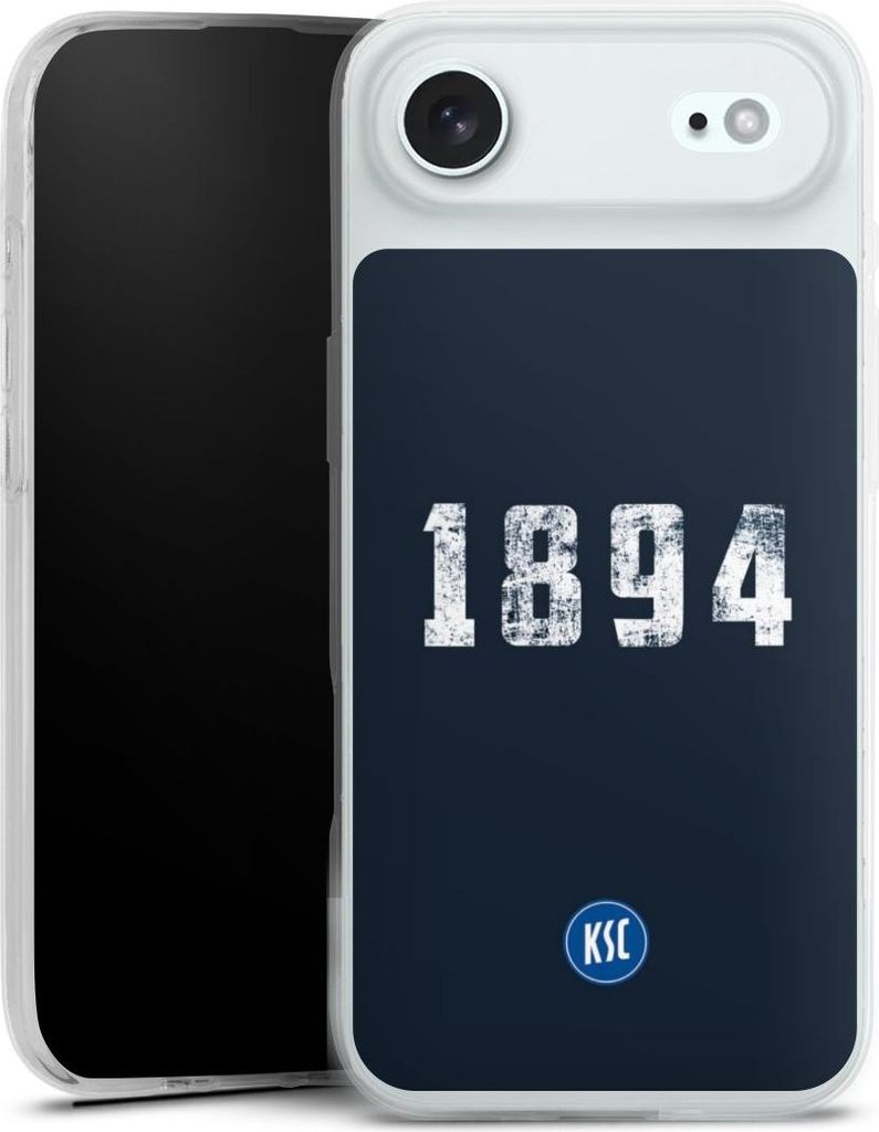 DeinDesign Slim Hülle für Apple iPhone Air Silikon Case Ultra Dünn Handyhülle Bundesliga KSC Karlsruher SC