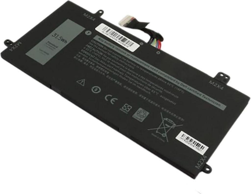 Avizar, Dell Latitude 5285 Laptop Akku Li-Ion 11,4V 2760mAh, Schwarz