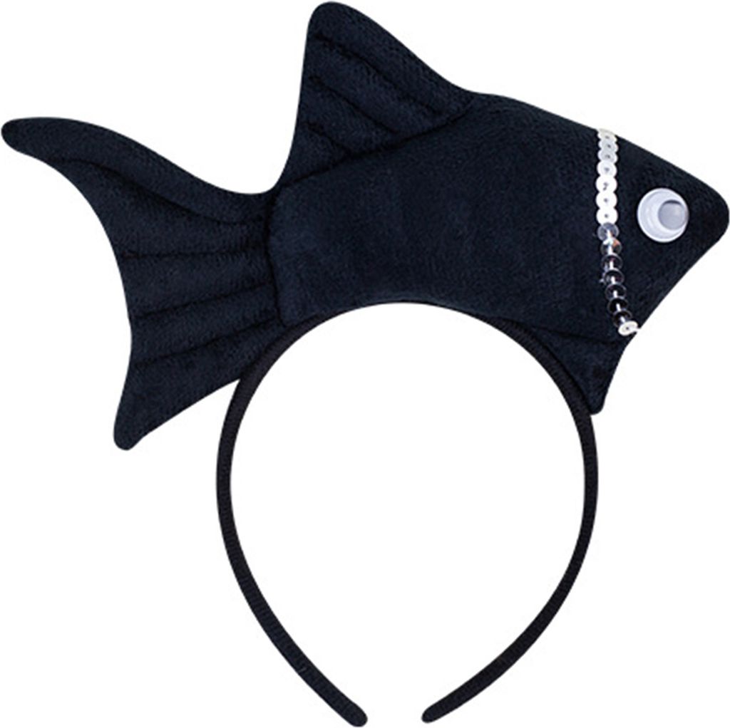Goldfisch-Stirnband, Fisch-Design, Kostüm, Haarreif, verstellbar, Cosplay-Requisiten, Party, Ankleiden, Geburtstagszubehör