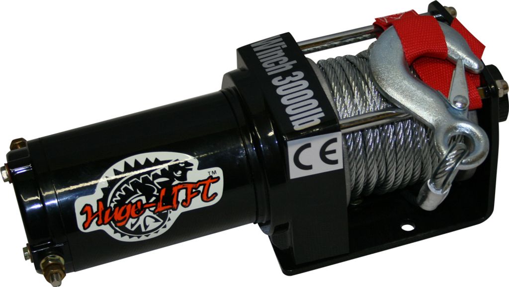 Varan Motors Elektro-Seilwinde 12V 1587 Kg Zugkraft, 10,5 M Seil, 400 W – Für ATV, Anhänger & Boote