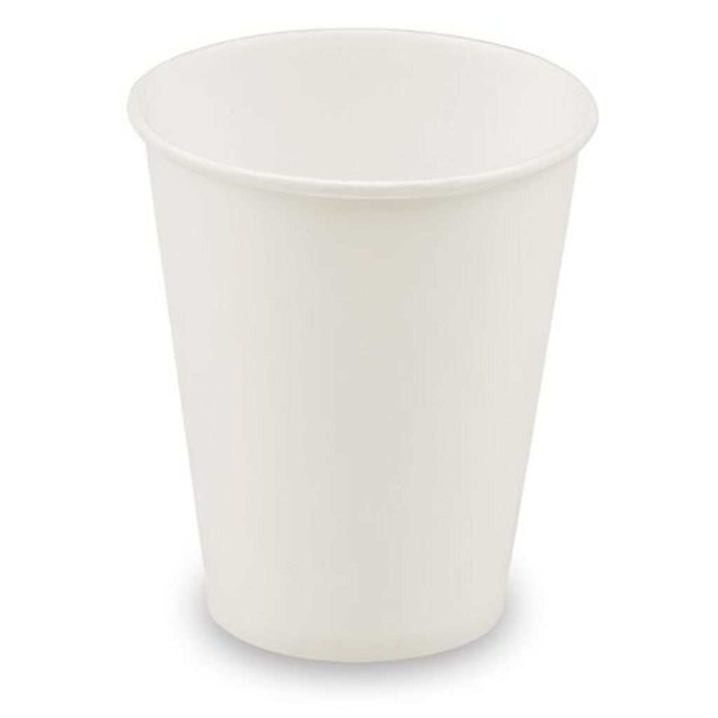 80x Automatenbecher Heißgetränke to go Pappbecher weiß 150 Produktbild 