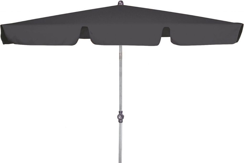 Doppler ACTIVE Sonnenschirm 180 x 120 cm in 7 Farbvarianten Mittelmastschirm Balkonschirm 840 Anthrazit