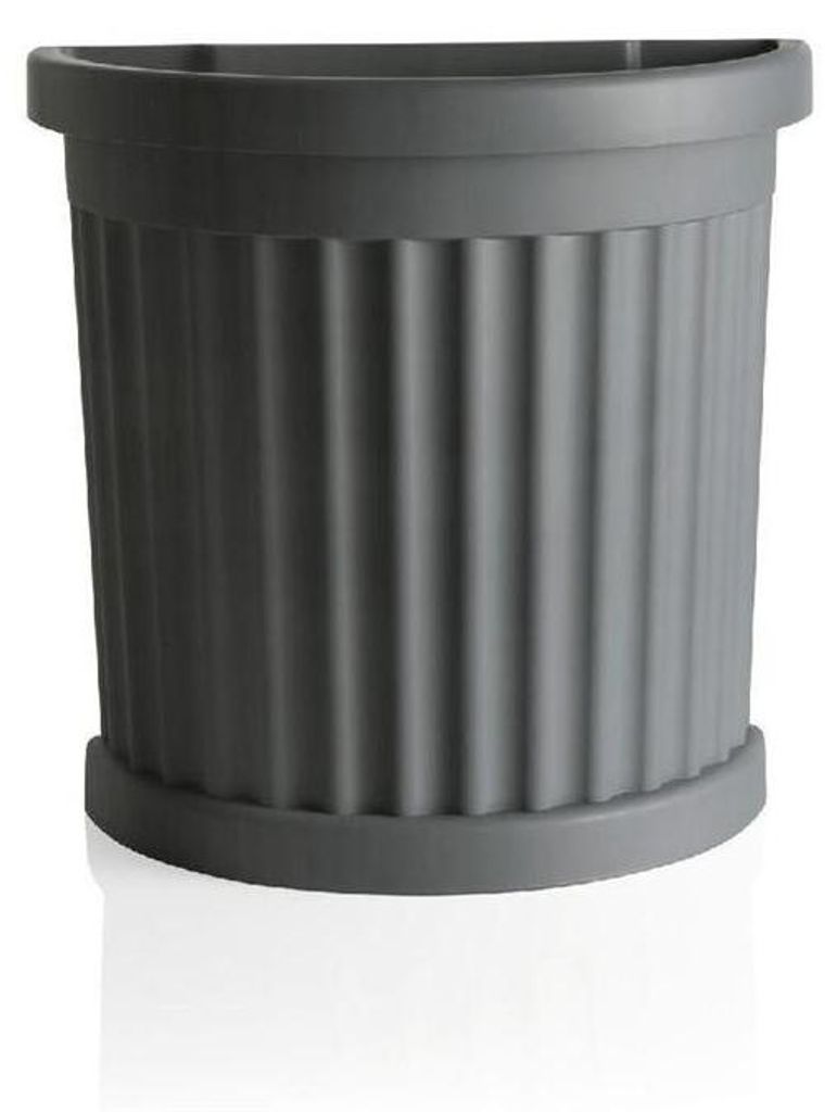Pot de fleurs BAMA ROMA, anthracite Quantité : 1 pc Image du produit 