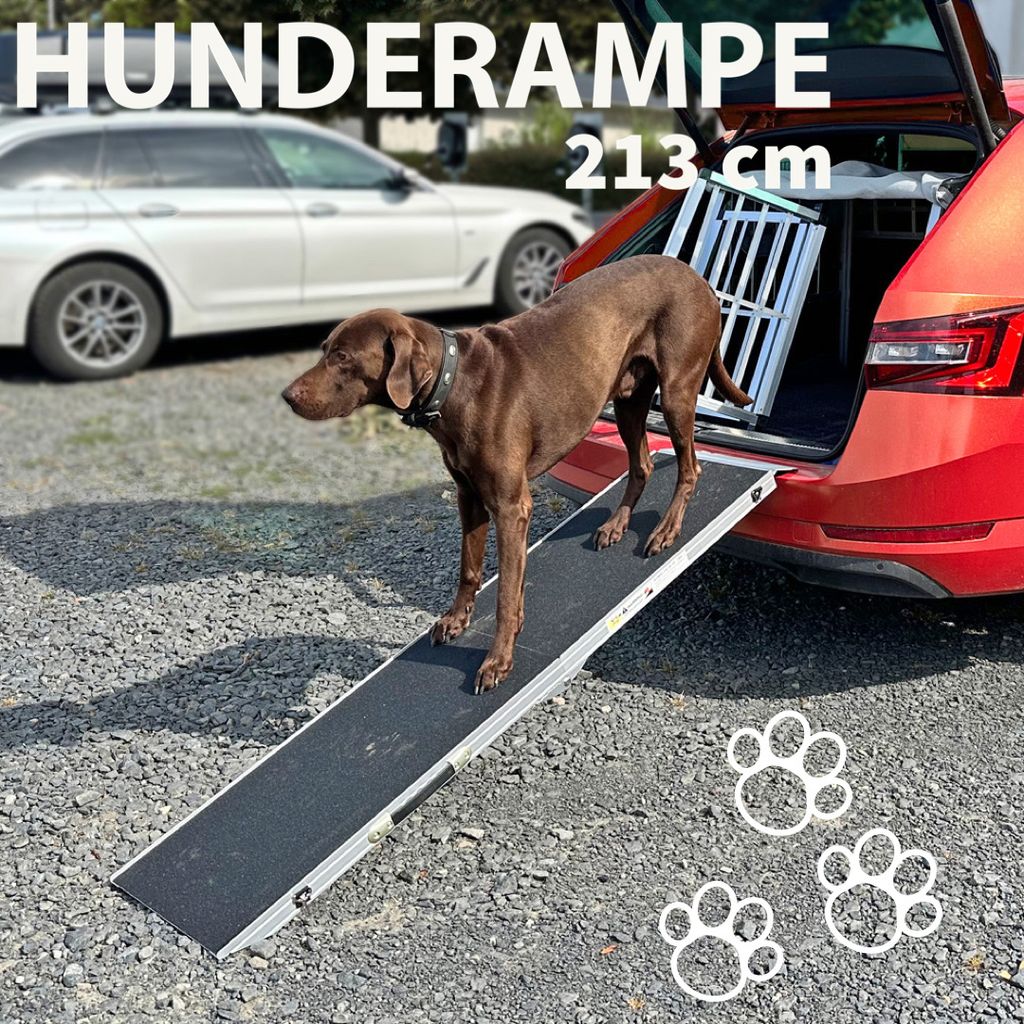 Hunderampe Hundetreppe Auto Kofferraum Treppen Rampe Produktbild 