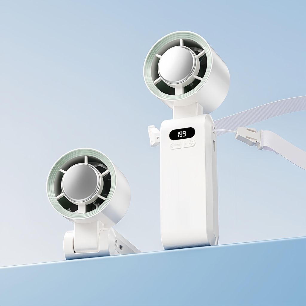 3‑in‑1 Handventilator, Tragbarer Ventilator 5000mAh mit Produktbild 