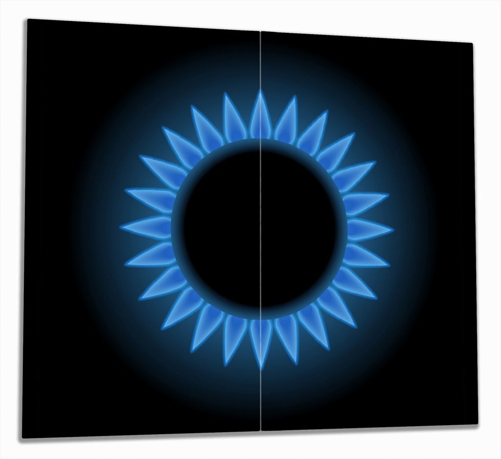 Wallario Herdabdeckplatte aus Glas, Größe 60 x 52 cm Produktbild 