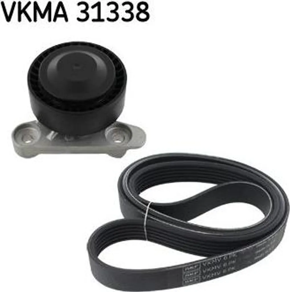 Kit SKF VKMA 31338 pour Révision Courroie Alternateur VW UP et Citigo