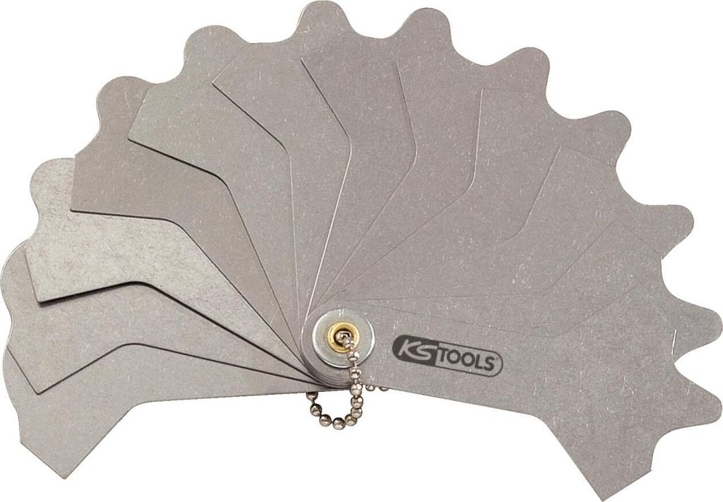KS Tools Schweißnahtlehre, 12 Blatt, 3-12 mm