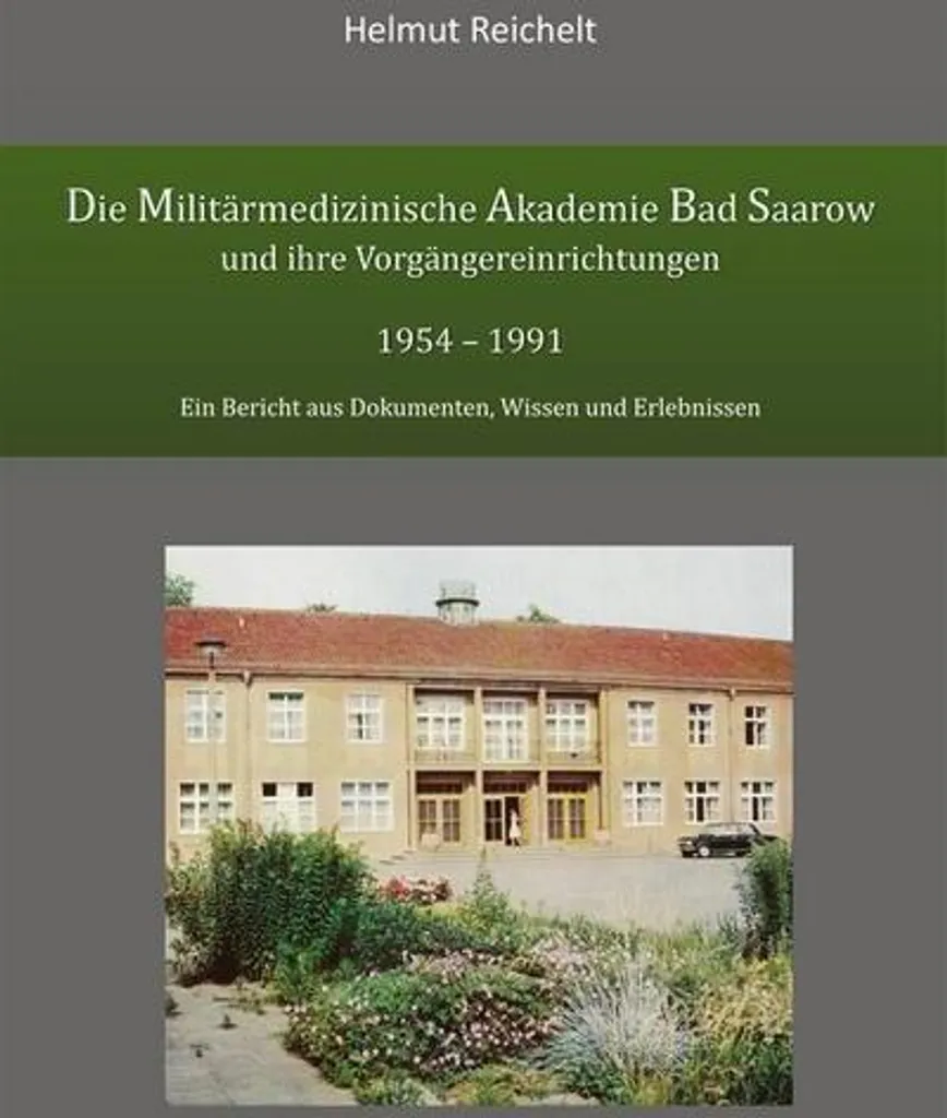 Livre histoire médicale RDA 1954-1991 : archives Bad Saarow