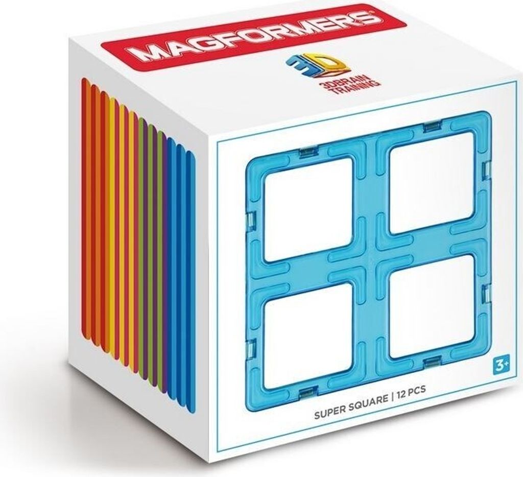 Magnetická stavebnica Magformers Super Square Set – 12 Obrázok produktu 