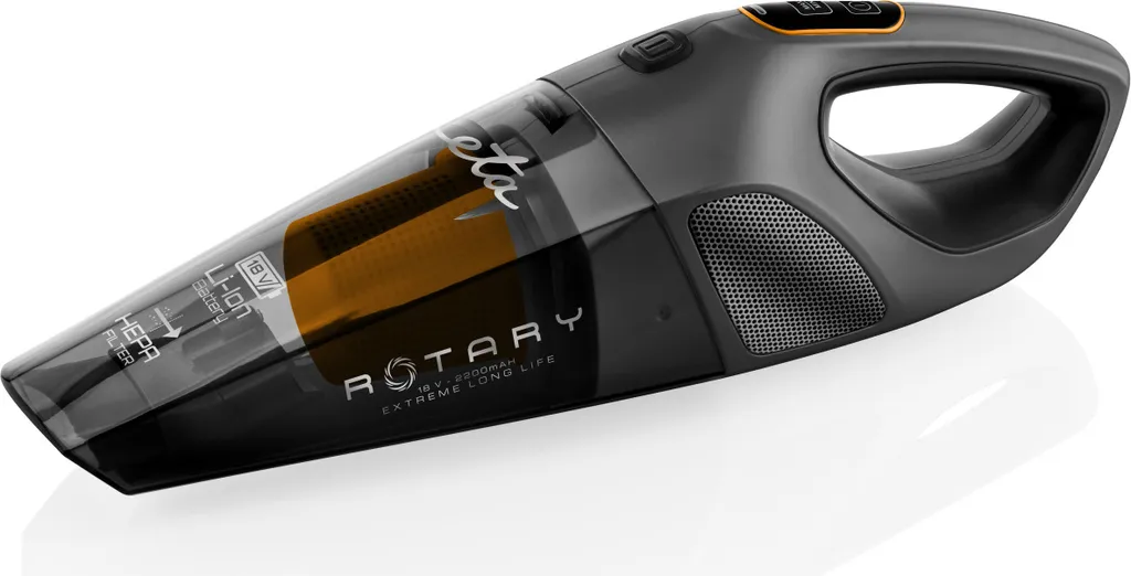 ETA Rotary ETA242590000 Aspirabriciole 18V HEPA - Design Grigio/Bianco