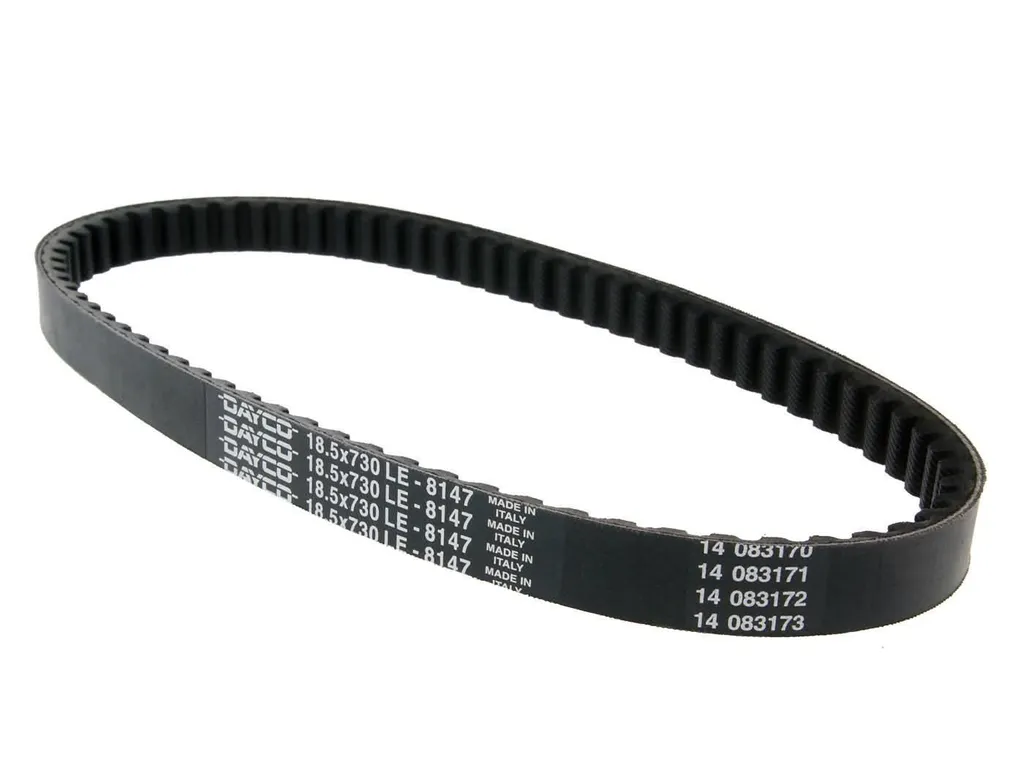 Courroie trapézoïdale crantée Dayco 18.5 mm à haute adhérence