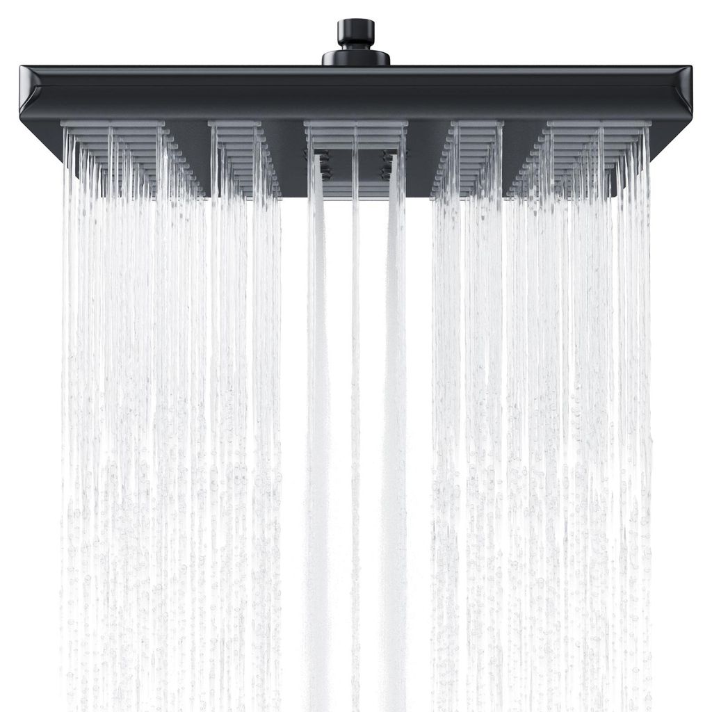 Regendusche quadratisch 25x25 cm mit Silikondüsen Produktbild 